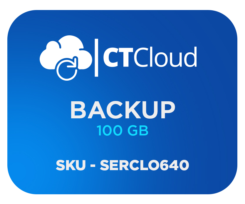 Backup en la nub CT Cloud NCBU100GB - Servicio de Nube, 100 GB