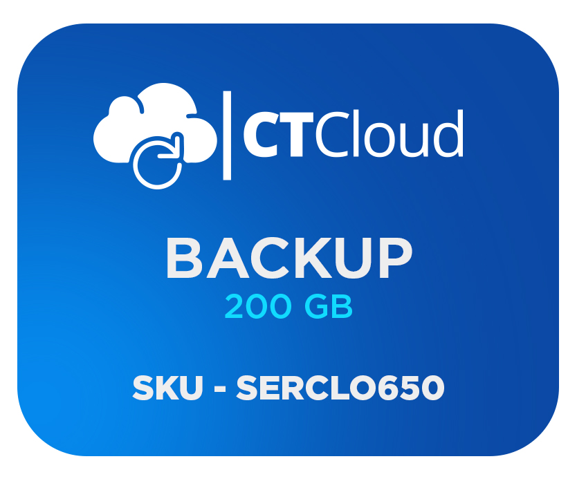 Backup en la Nube CT Cloud NCBU200GB - Servicio de Nube, 200 GB