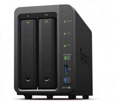 Servidor NAS SYNOLOGY DS718+ - 2, 3 GHz, 2 GB