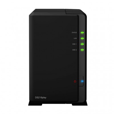Servidor NAS SYNOLOGY DS218PLAY - Serial ATA III, 1, 4GHz, Realtek