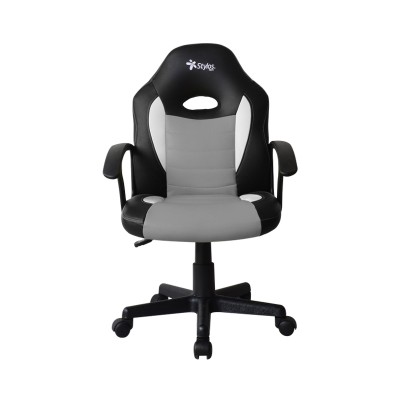 Silla Gamer Gris Stylos. STGSGR1S -