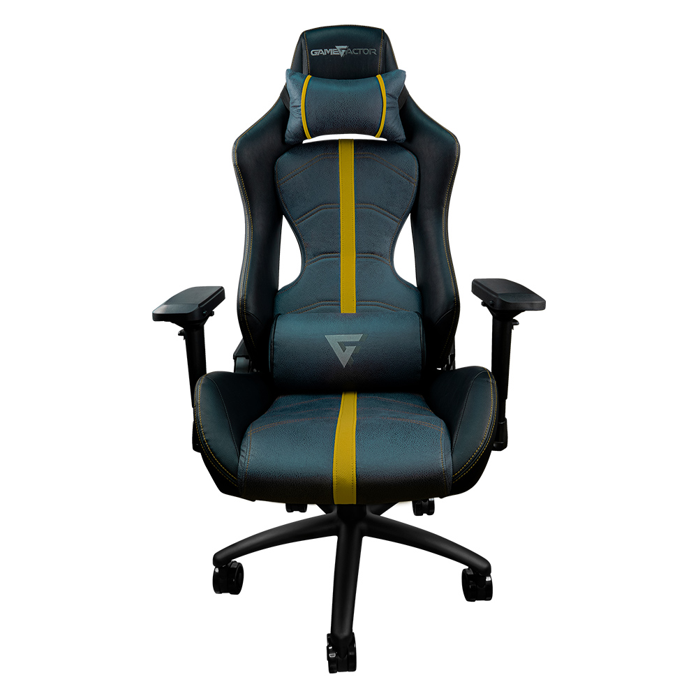 Silla  GAME FACTOR CGC650-YL - Gamer, Negro/Amarillo