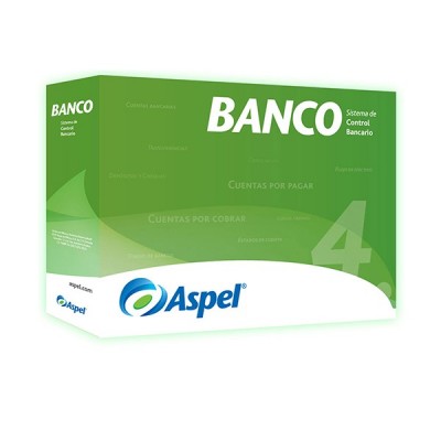 Software administrativo ASPEL Actualizacion BANCO 3 - 0, 2 usuarios adicionales