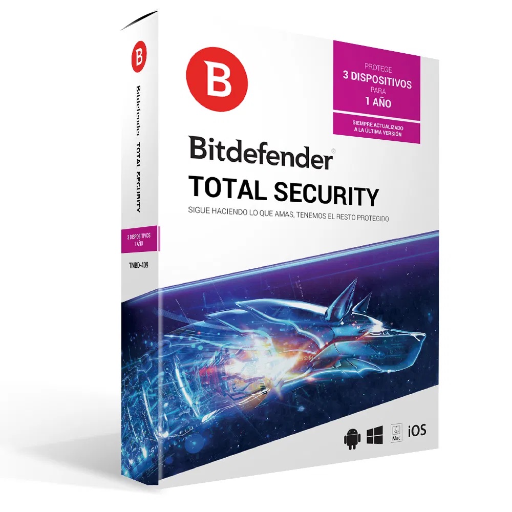 Bitdefender Total Security BITDEFENDER TMBD-104 - 1 Año(s)
