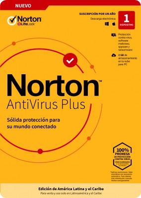 Norton AntiVirus Plus 1 Dispositivo 1 Año -