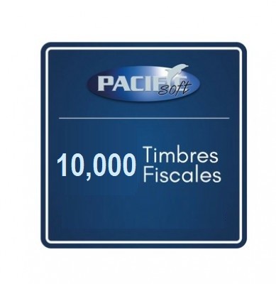 10 - 000 timbres fiscales PACIFIC SOFT FE_PAQ10000, Punto de venta