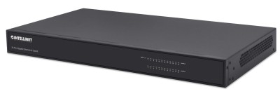 Switch AV Gigabit Ethernet de 24 Puertos INTELLINET 561471 - Negro, RJ45, 15 W, Cat3/ Cat4/ Cat5/ Cat5e