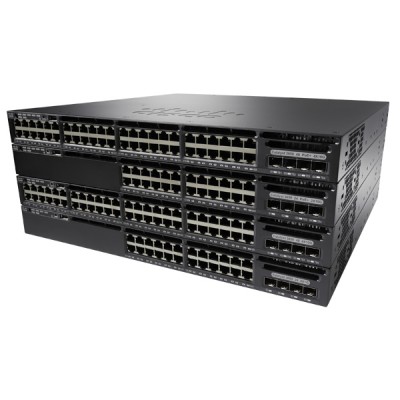 Switch CISCO WS-C3650-24PS-S - Negro, 2, 18 W