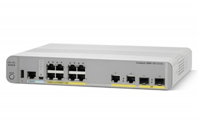 Switch CISCO WS-C2960CX-8TC-L - Negro, 8
