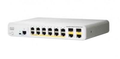 Switch CISCO WS-C2960C-12PC-L - 12, 10/100