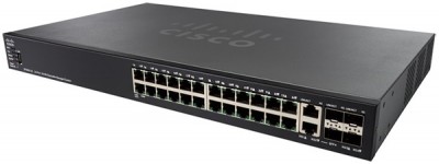 Switch CISCO SF550X-24-K9-NA - Negro, 24 puertos