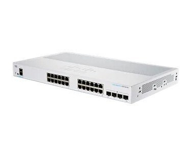 Switch CISCO CBS250-24T-4G-NA - Color blanco, 24