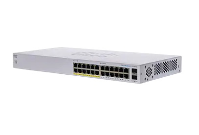 Switch CISCO CBS110-24PP-NA - Plata, 24