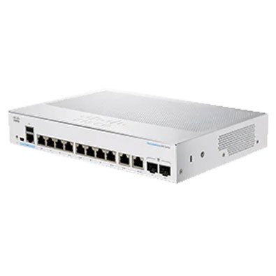 Switch CISCO CBS350-8FP-E-2G-NA - Blanco, 8
