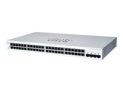 Switch  CISCO CBS220-48P-4G-NA - Blanco, 48 puertos