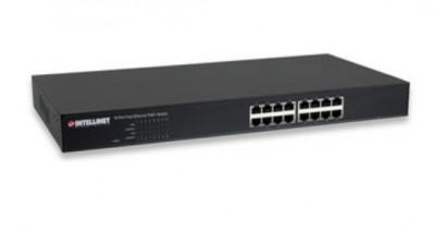 Switch POE INTELLINET 560849 - Negro, 130 W