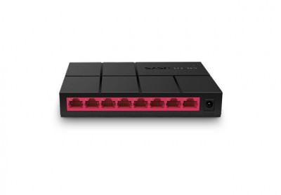 SWITCH DE ESCRITORIO CON 8 PUERTOS A 10/100/1000 MERCUSYS MS108G DE DISEÑO COMPACTO Y CONFIGURACIÓN PLUG AND PLAY -