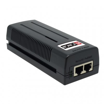 Inyector poe 10/100 de un canal. 30W - distancia máxima de hasta 100 mts Output, (PoEI-0130)