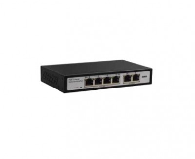 Switch provisión (PoES-0460C+2I) 4 puertos Poe 10/100 mbps + 2 Uplink -