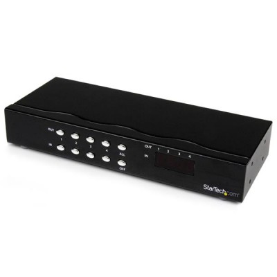 Interruptor VGA StarTech.com - VGA, 350 MHz, Negro, 65m