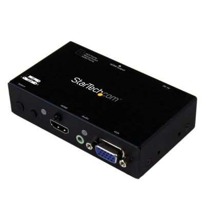Adaptador de video StarTech.com VS221VGA2HD - Negro, HDMI/VGA