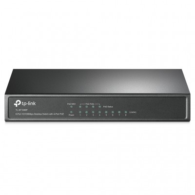 Switch POE TP-LINK TL-SF1008P - Negro, 53 W, 8 puertos