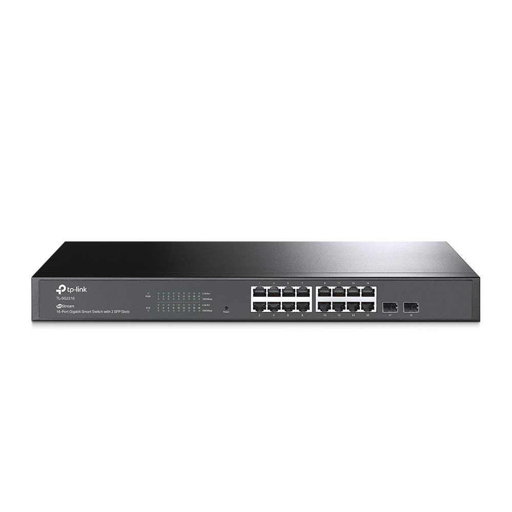 Switch Smart Gigabit TP-LINK TL-SG2218 - Negro, 16