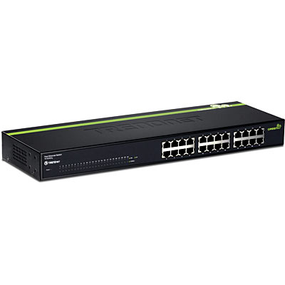 Switch TRENDnet - Negro, 10/100 Base-T(X)
