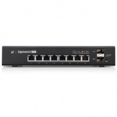 Switch UBIQUITI ES-8-150W - Negro, 8