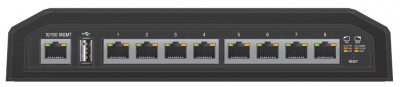 Switch UBIQUITI EdgeSwitch 8XP - Negro, 150 W, 8 puertos, RJ-45, RJ-45