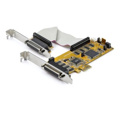 Tarjeta Adaptadora PCI Express StarTech.com PEX8S1050LP - PCI Express Agregue ocho puertos serie RS-232 DB9 a su computadora