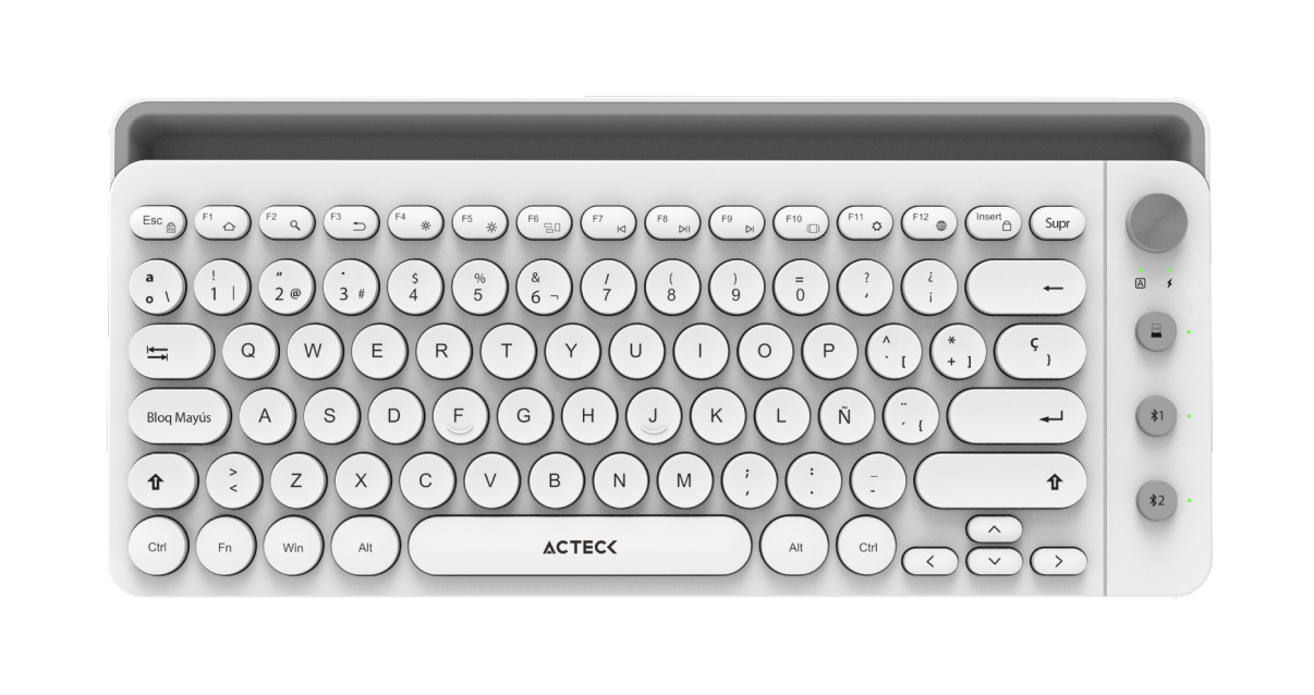 Teclado Inalámbrico Conexión Dual 2.4hz/Bluetooth  Uny Comp TI685 Elite Series -
