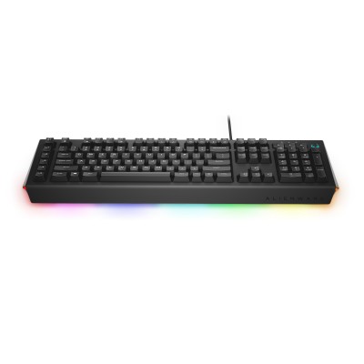 Teclado Gaming Alienware AW568 - USB, Juegos, Negro
