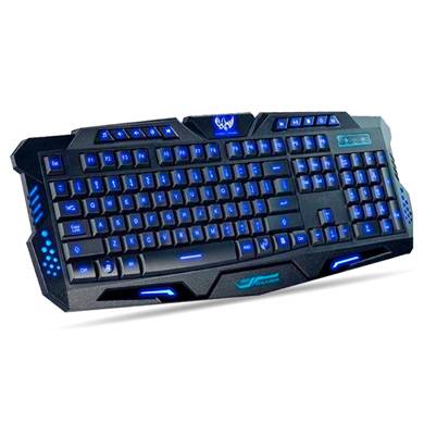 Teclado USB BROBOTIX 420028 - USB, Ergonómico, Negro