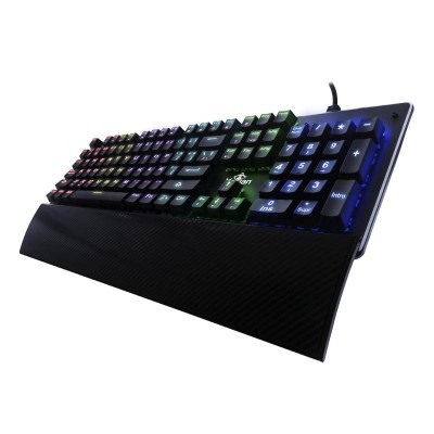 Teclado GAMER YEYIAN YAT1803 FLARE SERIE 2000 MECANIC Switch Rojo RGB -