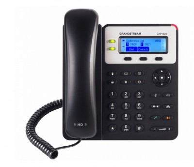 Teléfono IP Grandstream GXP1620 - Si, 2 líneas, Negro