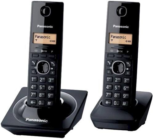 Teléfono Inalámbrico PANASONIC KX-TG1712MEB - Escritorio, Negro, No, Si, LCD