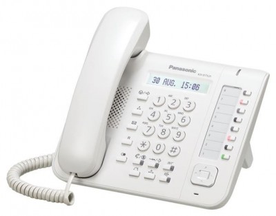 Teléfono Digital PANASONIC - Si, LCD, Color blanco