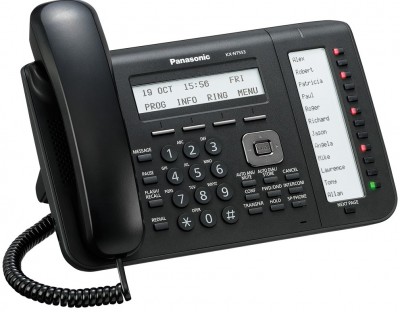 Teléfono IP Propietario PANASONIC KX-NT553XB - Si, Si, LCD, 3 líneas, Negro