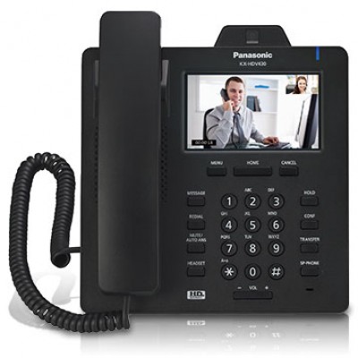 Teléfono SIP PANASONIC KX-HDV430XB - Si, LCD, Negro