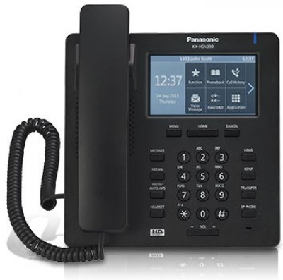 Teléfono SIP PANASONIC KX-HDV330XB - Si, LCD, Negro