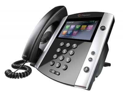Teléfono VVX 601 multimedia empresarial de 16 POLYCOM 2200-48600-025 - Si, Si, LCD, 16 líneas, Negro