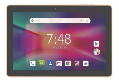 Tablet HYUNDAI Koral 10x2 - 1 GB, RK3126C Quad Core, 10 pulgadas, Android 8.1 Oreo, 16 GB, Color Oro
