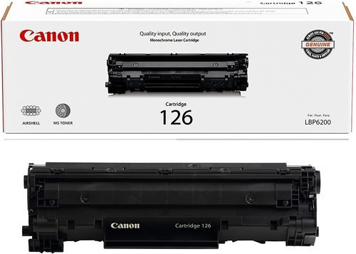 Toner  CANON 126 BK - Laser, 2100 páginas, Negro, imageCLASS LBP6200