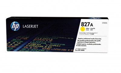 Tóner HP Núm 827A - Laser, Amarillo