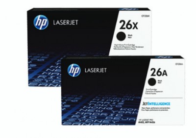 Cartucho tóner HP 26X - 9000 páginas, Negro, Laser