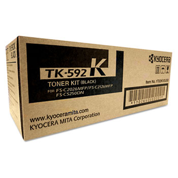 Tóner KYOCERA TK-592K - 7000 páginas, Negro, Kyocera
