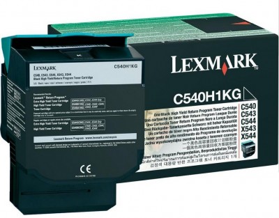 Cartucho tóner LEXMARK - 2500 páginas, Negro, Laser