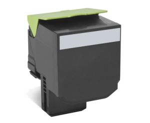 Cartucho tóner LEXMARK - 8000 páginas, Negro, Laser, Negro, Verde