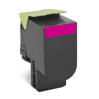 Cartucho tóner LEXMARK - 2500 páginas, Magenta, Laser, Negro